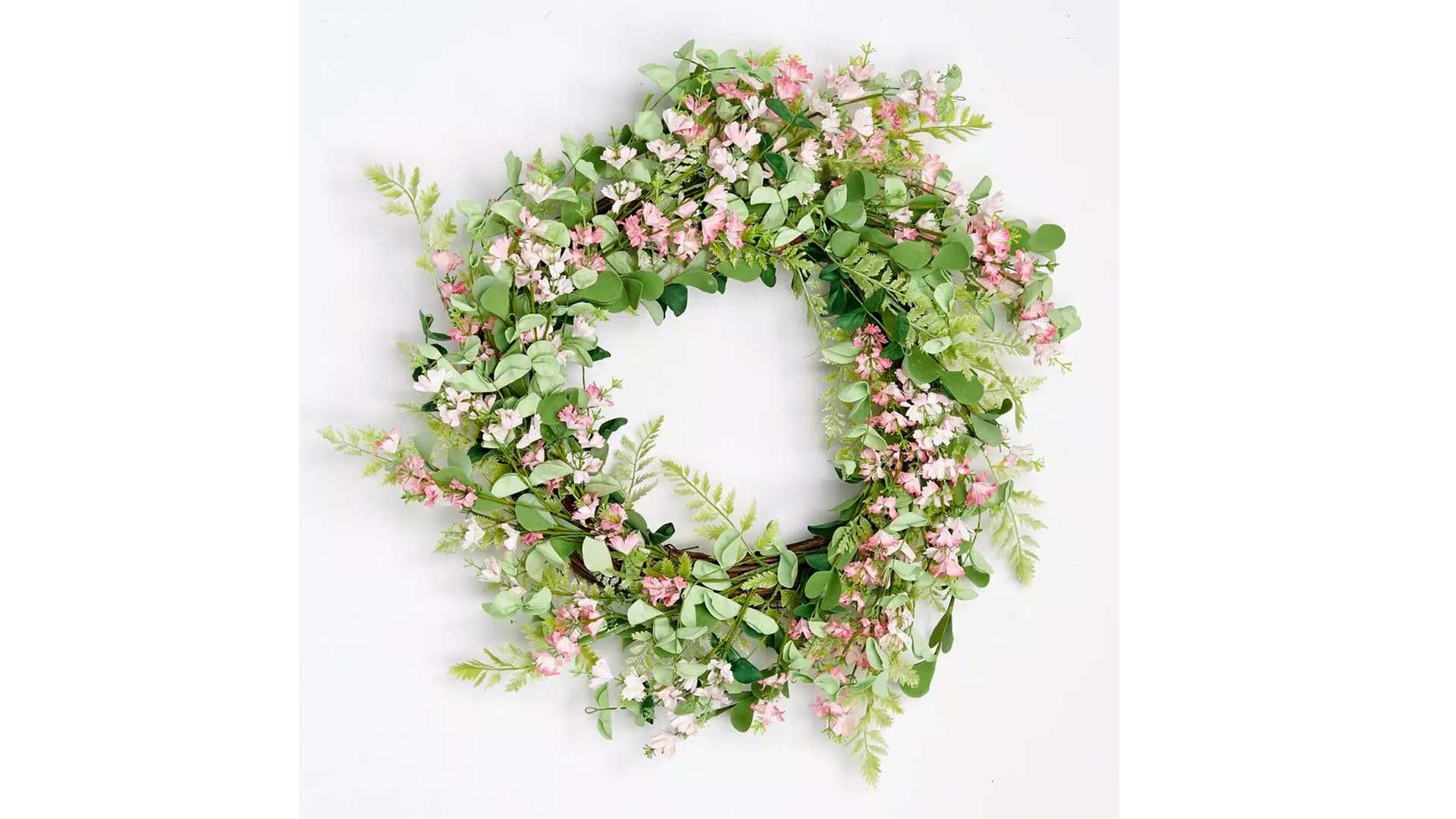 Artificial Floral Wildflower Wreath