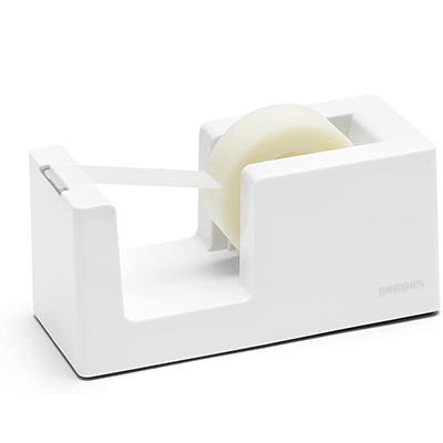 poppin white tape dispenser