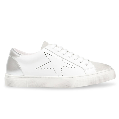 Steve Madden Women's Rezza White Sneaker