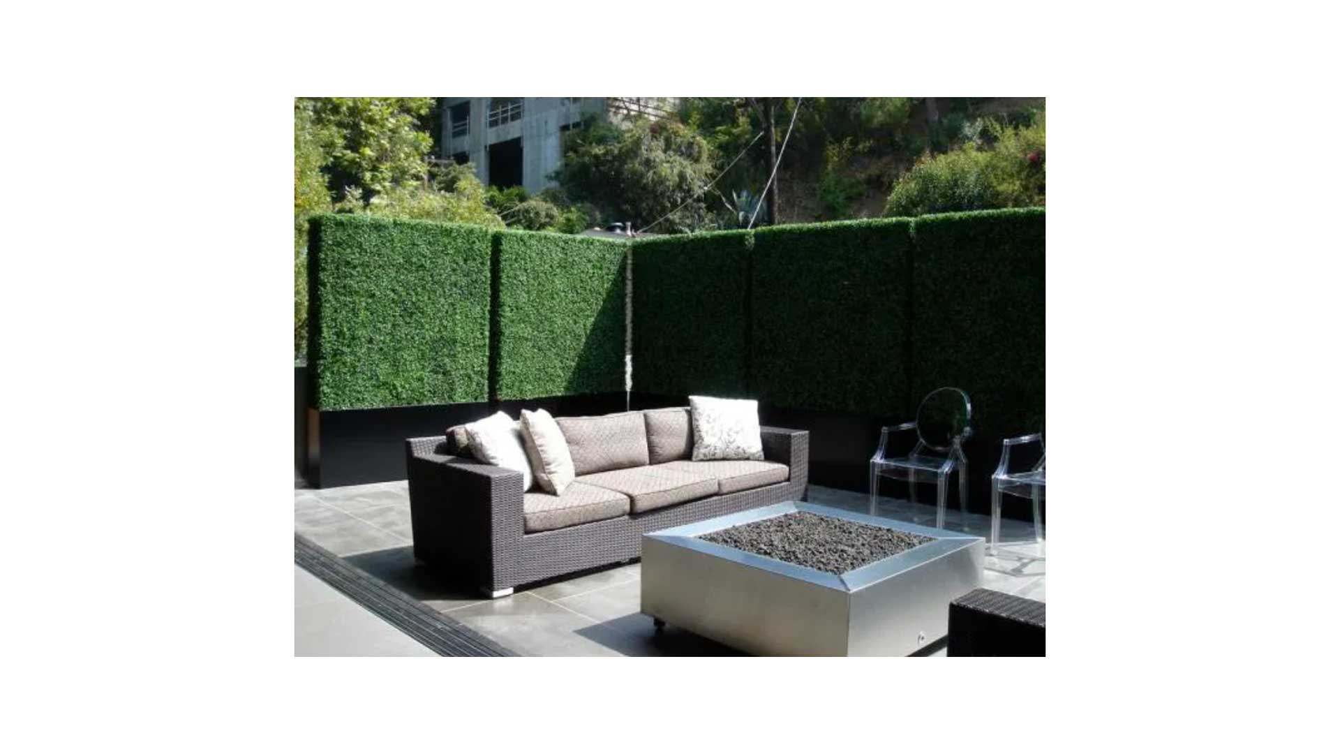 Artificial Boxwood Hedge Greenery Panels