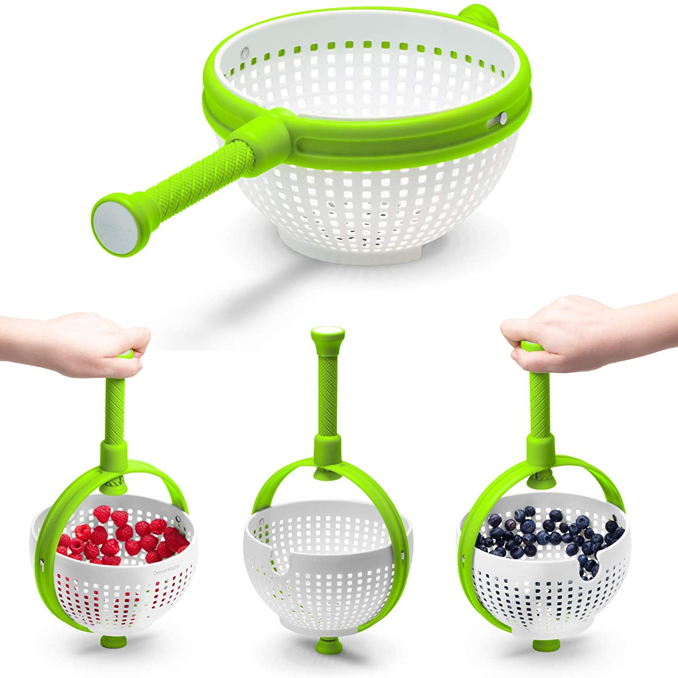 Dreamfarm Spina Spin and Strain Colander