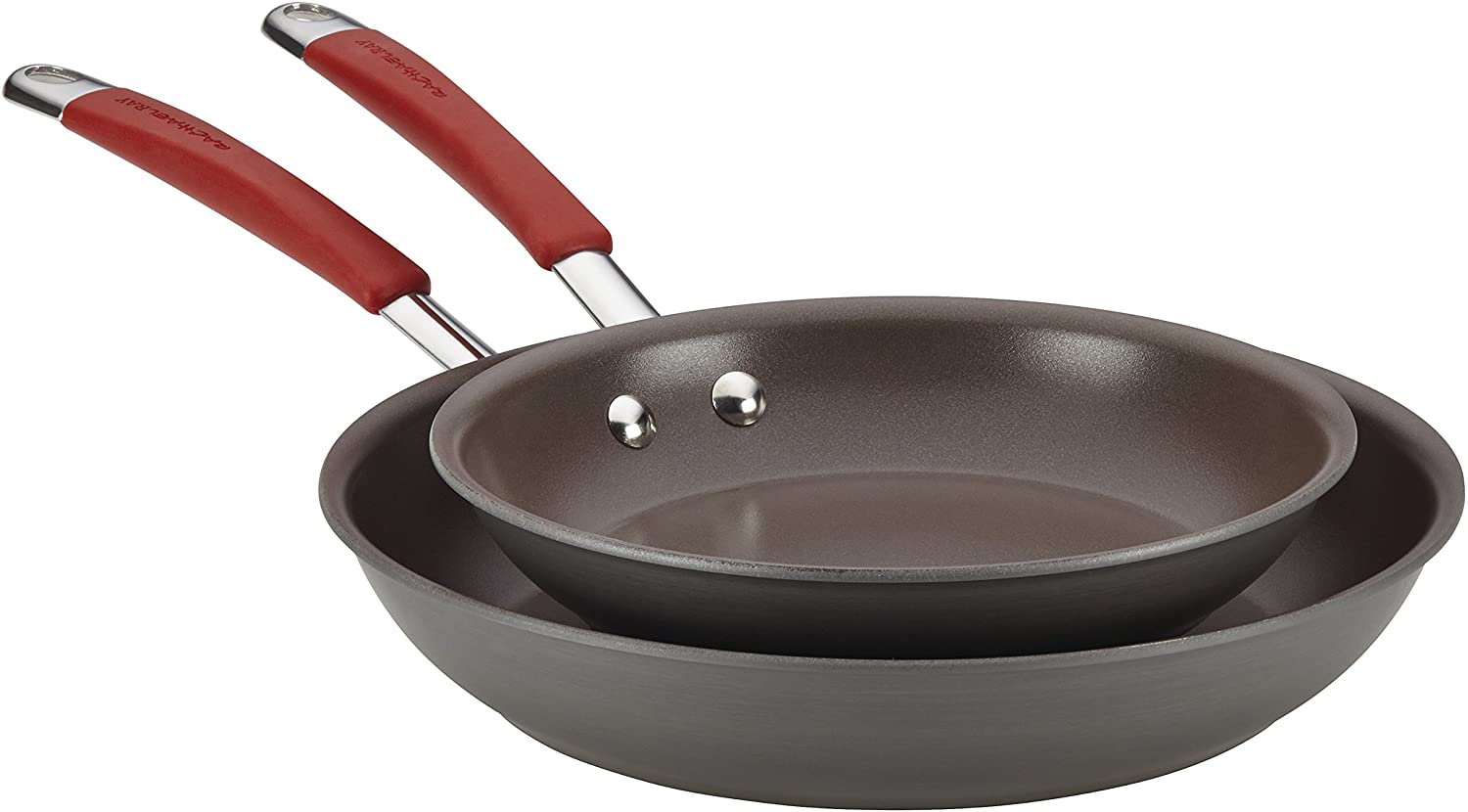 Rachael Ray Cucina Hard Anodized Nonstick Frying Pan Set 