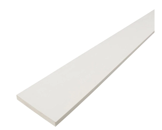 1 in. x 4 in. x 12 ft. Radiata Pine FingerJoint Primed Board