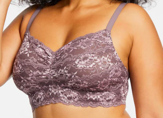 Montelle Intimates Cup-Sized Lace Bralette