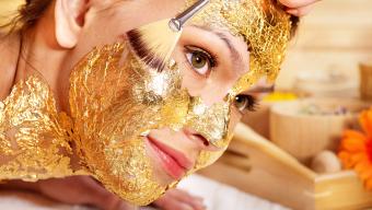 gold mask