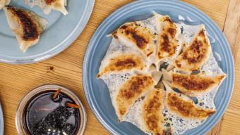 Pork and Cabbage Pan-Fried Dumplings