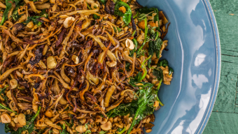 Rachael's Farro with Mushrooms & Hazelnuts