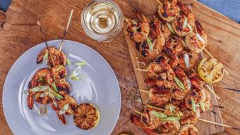 Grilled Shrimp Skewers