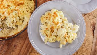 cauliflower mac and cheese