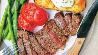 New York Strip & Baked Potato