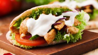 chicken pita