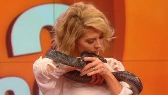 Jenna Elfman's New Slithering Friend