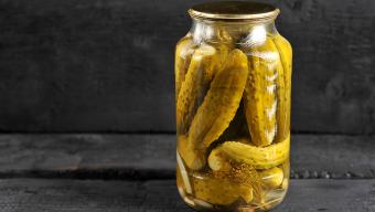 pickles in jar