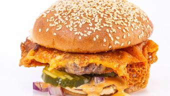 crispy cheeseburger