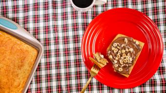 sheet pan pancakes with nutella