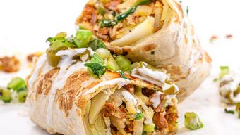 Chorizo and Potato Burritos