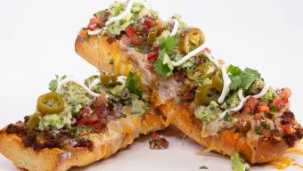 Rach's Nacho French Bread Pizza Swaps Out Chips For a Crust 