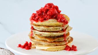 lemon raspberry pancakes