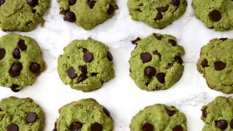 matcha chocolate chip cookies