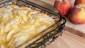 peach cobbler