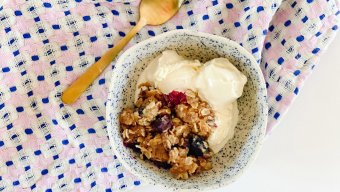 oat crumb topping