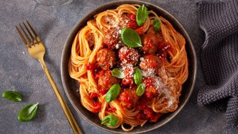 spaghetti and meatballs