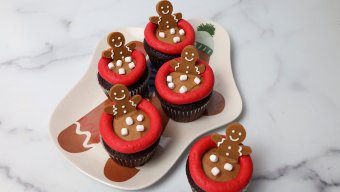 gingerbread cupcakes