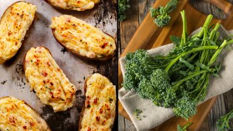 Twice-Baked Overstuffed Dinner Potatoes