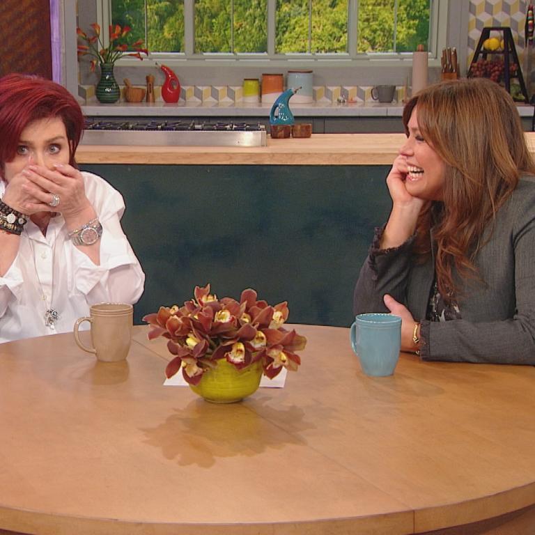 Sharon Osbourne and Rachael Ray Laughing