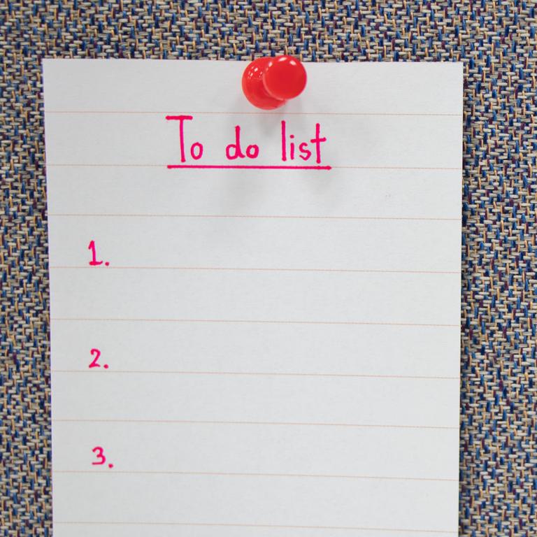 To do list