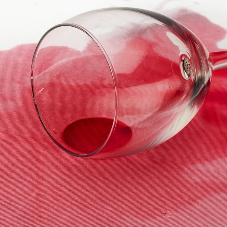 red wine spill