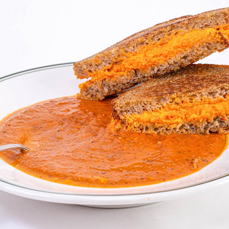 tomato soup grilled cheese