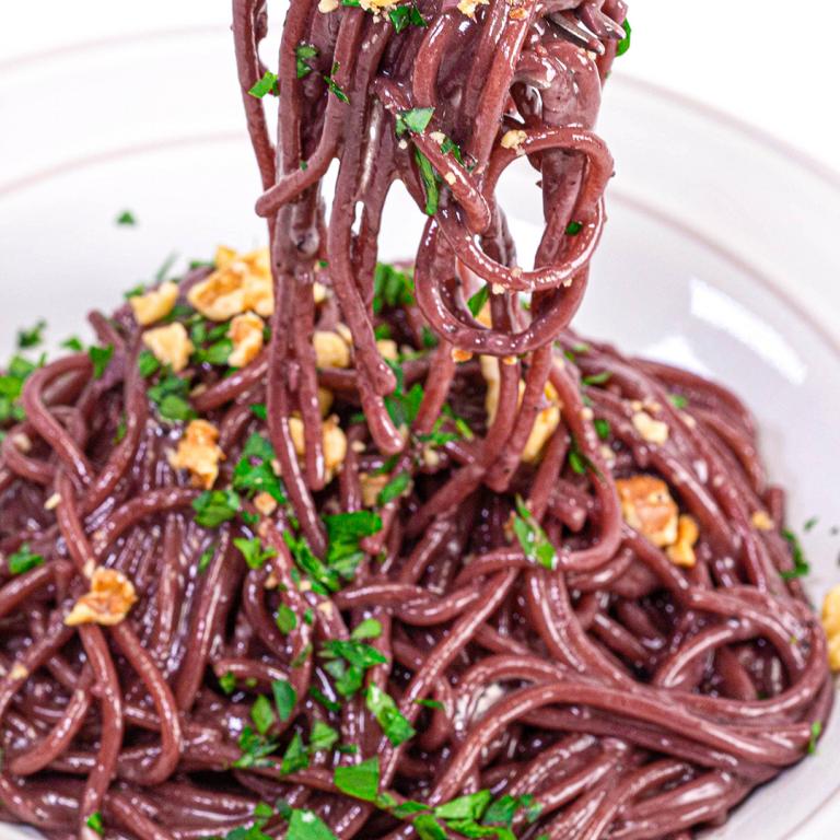 red wine spaghetti