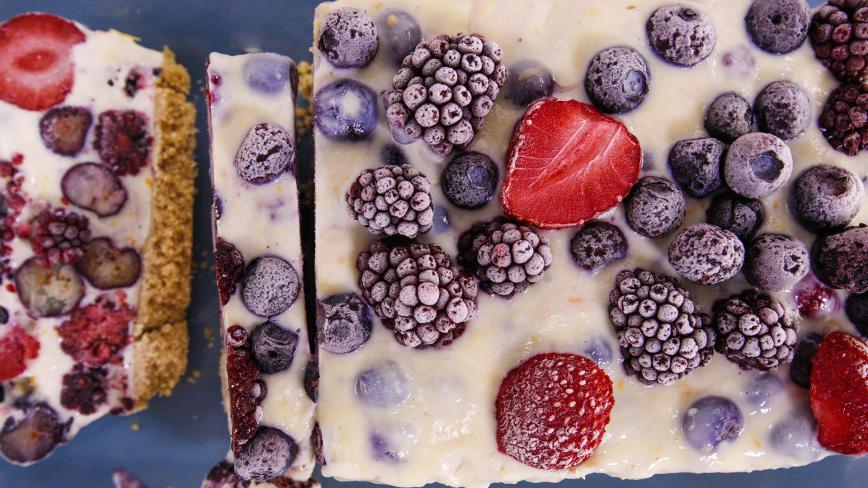 berry cheesecake