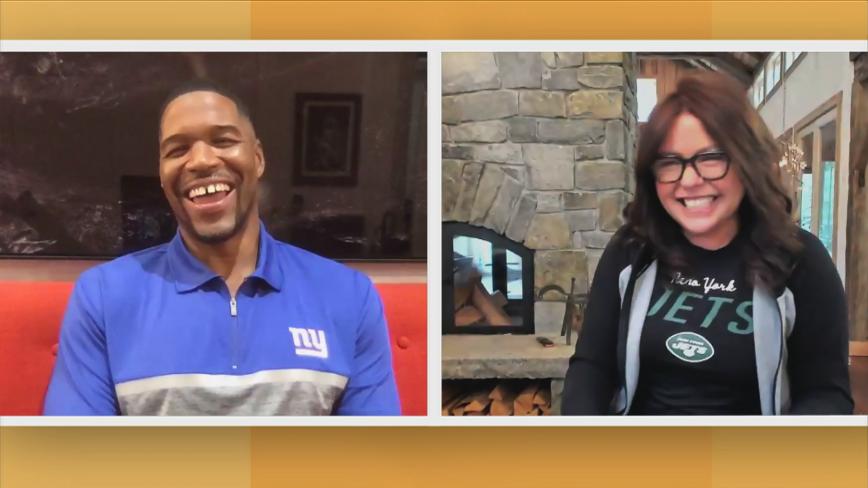 Rachael and Michael Strahan