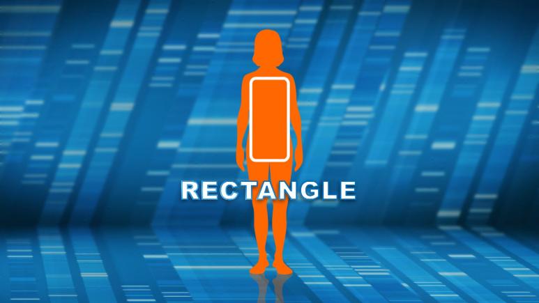 Rectangle body shape