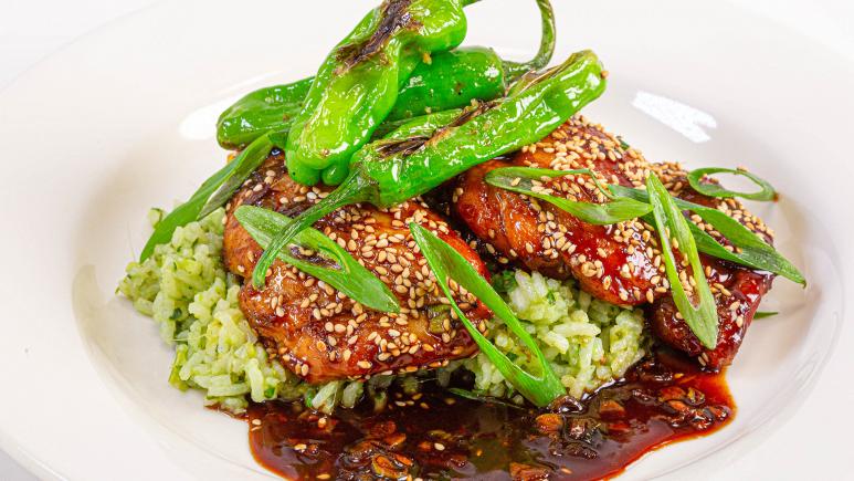 sticky chicken rice