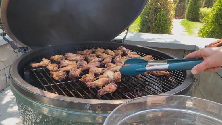 Whisky Wings On The Grill