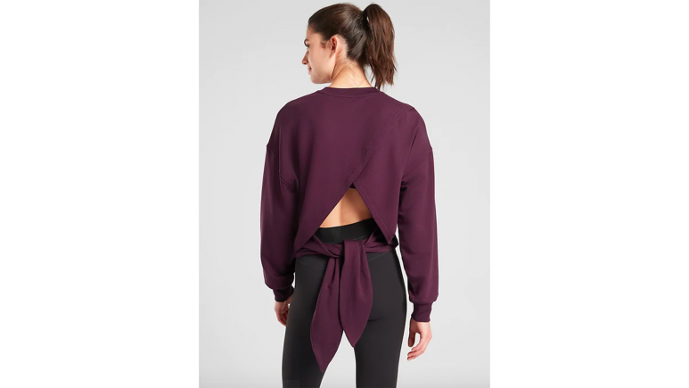 sweatshirt with tie athleta