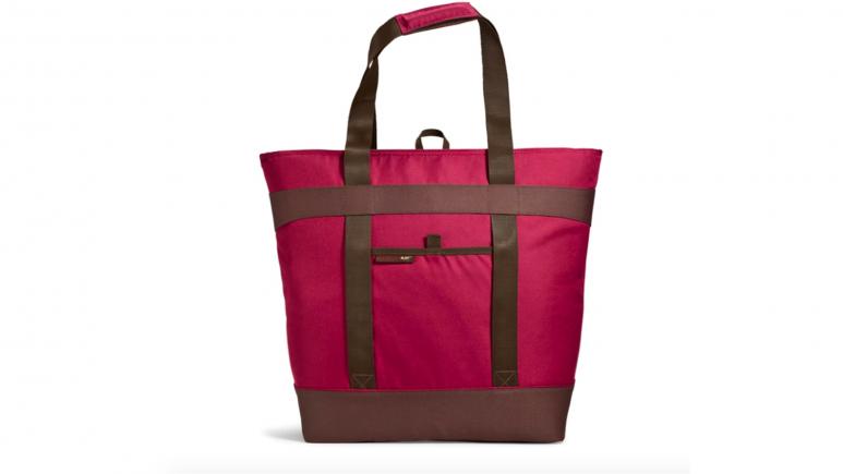 rachael ray insulated burgundy tote