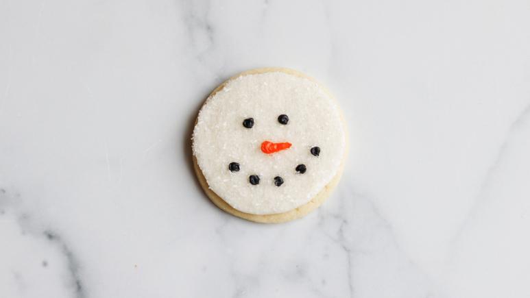 snowman cookie