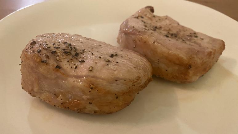 roasted pork chops