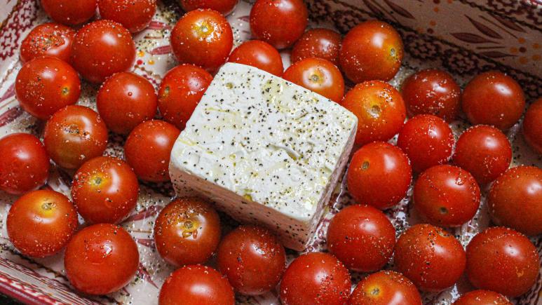 baked feta pasta step 1