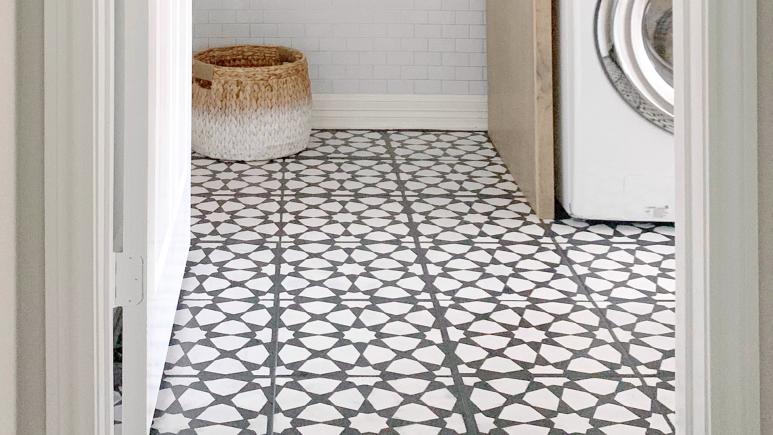 stenciled flooring 