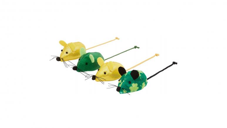 St. Patrick's Mice Cat Toy with Catnip