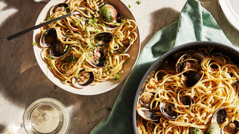 linguine con vongole